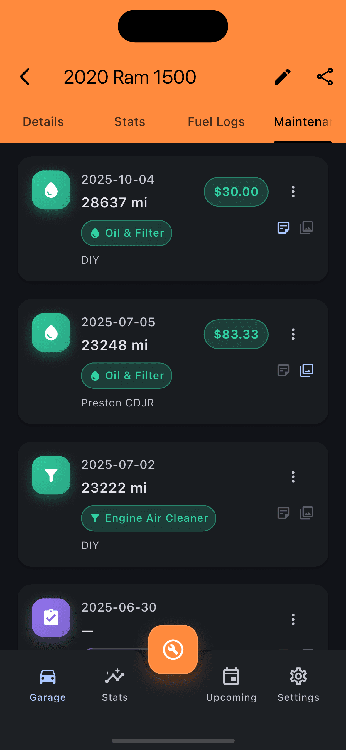 OdoVault screenshot 3